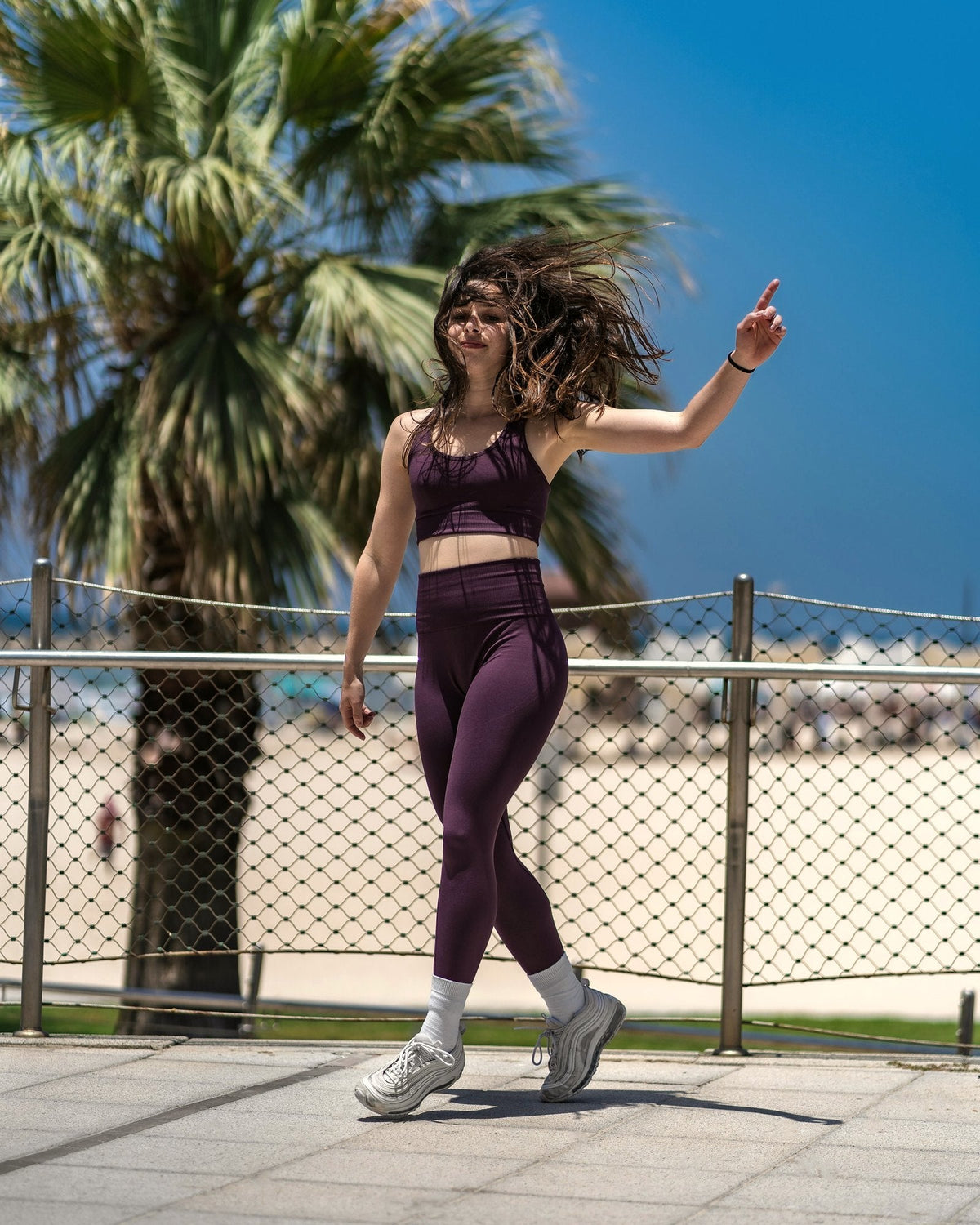 Conjunto Contorno Seamless, Ameixa